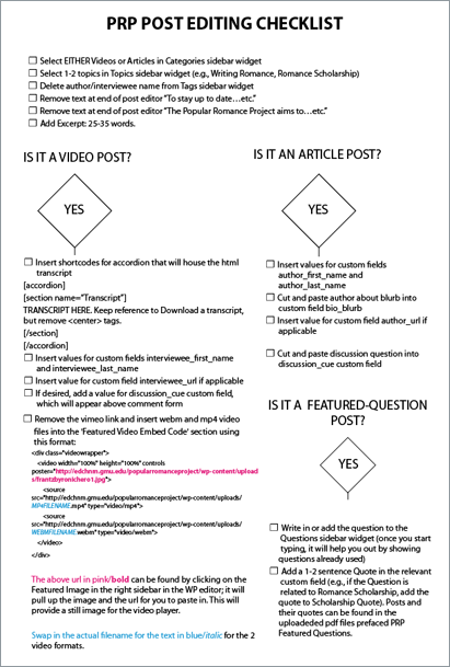 IMAGE: Prototype of a new kind of page, exploring questions about popular romance